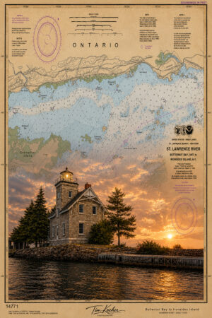 OTC-SISTERS ISLAND LIGHT-PRINT 12X18